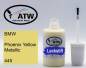 Preview: BMW, Phoenix Yellow Metallic, 445: 20ml Lackstift, von ATW Autoteile West.